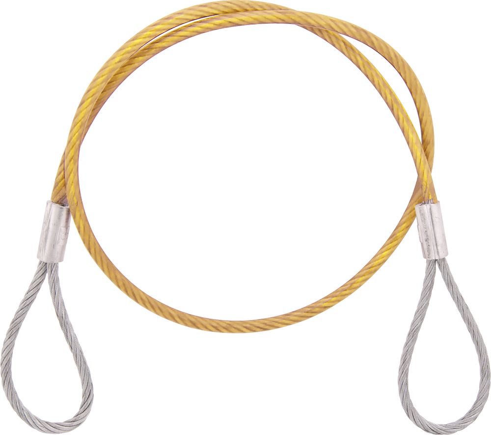 Laco de segurança 1/4" aço plastificado com 1 metro Vonder