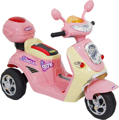 Lambreta elétrica infantil rosa - Bel Brink