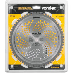 Lâmina Circular p/ Roçadeira c/ Videa 255x20,0x62 Vonder
