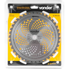 Lâmina Circular p/ Roçadeira c/ Videa 255x25,4x40 Vonder