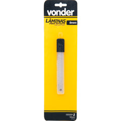 Lamina para estilete 9mm com 10 peças cartela Vonder