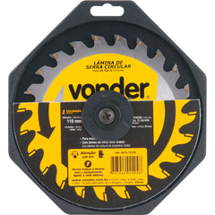 Lâmina Serra Circular Vídea 110x20x2,6mm 24D 12100Rpm Vonder