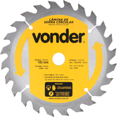 Lamina serra circ vídea 180x20x2,6mm 24D 7400rpm mad Vonder