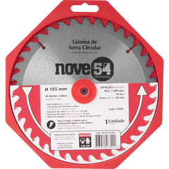 Lamina Serra Circular Vídea 185x20x2,2mm 36 Dentes 7200 Rpm