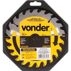 Lâmina Serra Circular Vídea 185x20x2,6mm 24D 7200 Rpm Vonder