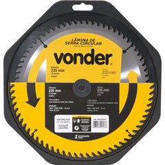 Lâmina Serra Circular Vídea 235x30x3,0mm 60D 5600 Rpm Vonder