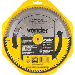 Lamina Serra Circular Vídea 250x30x3,2mm 72 Dentes 5300 Rpm
