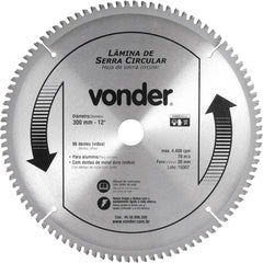 Lâmina Serra Circular Vídea 300x30x2,9mm 96D 4400 Rpm Vonder