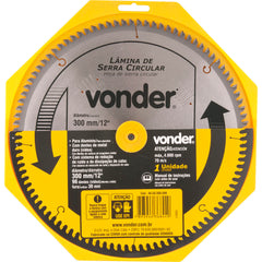 Lamina Serra Circular Vídea 300x30x3,8mm 72 Dentes 4400 Rpm