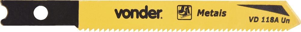 Lâmina Serra Tico-tico Aço Rápido Vd 118a 21dpp Univ Vonder