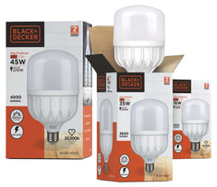 Lâmpada LED Alta Potência T100 35W 6500K Black+Decker