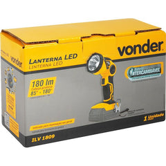 Lanterna Led 18V Ilv1809 sem Bateria sem Carregador - Vonder