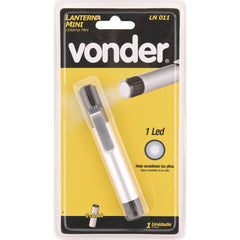 Lanterna led ln011 mini corpo aluminio 1AAA Vonder