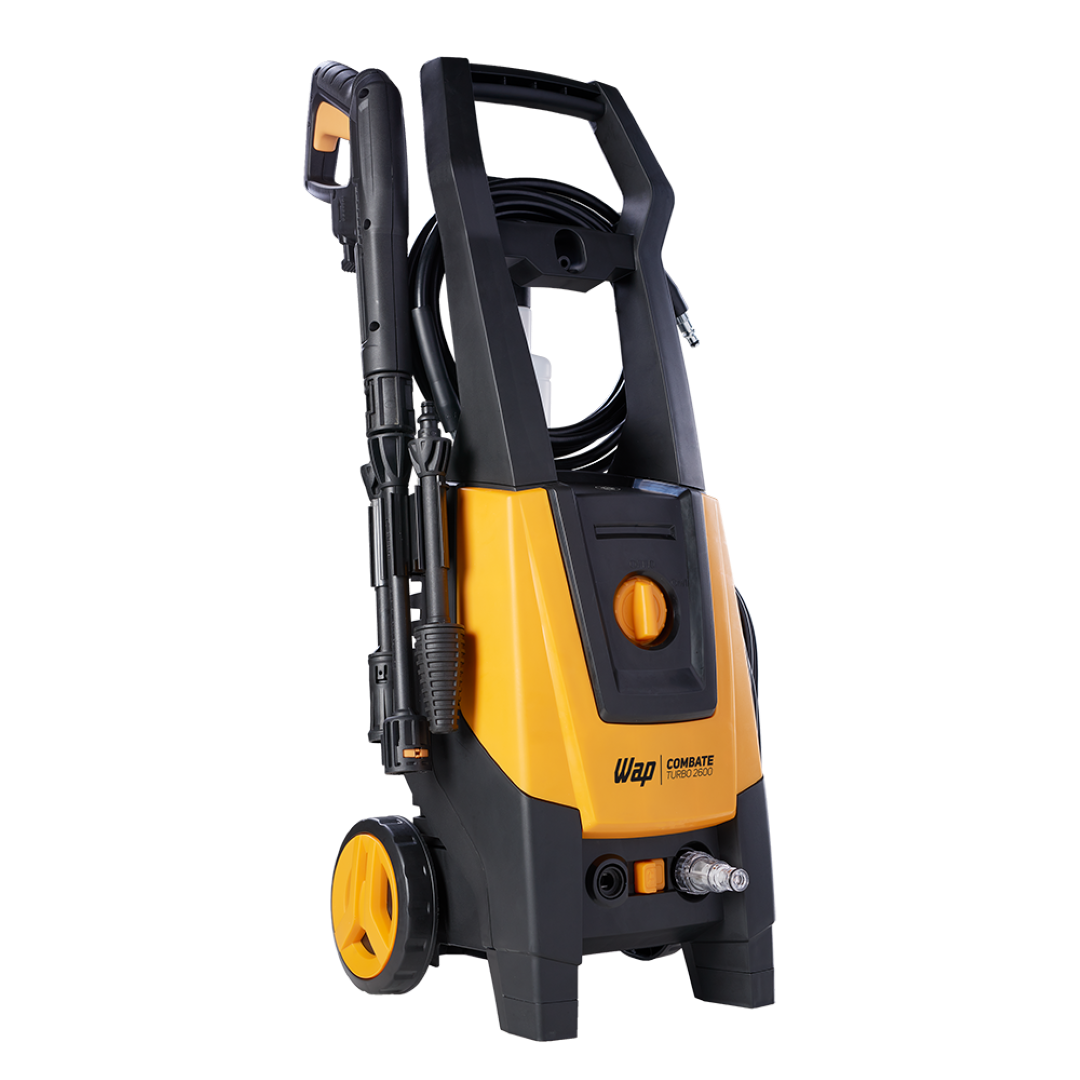 Lavadora de Alta Pressão WAP Combate Turbo 2600 1700W Filtro de Água e Aplicador de Detergente 127V
