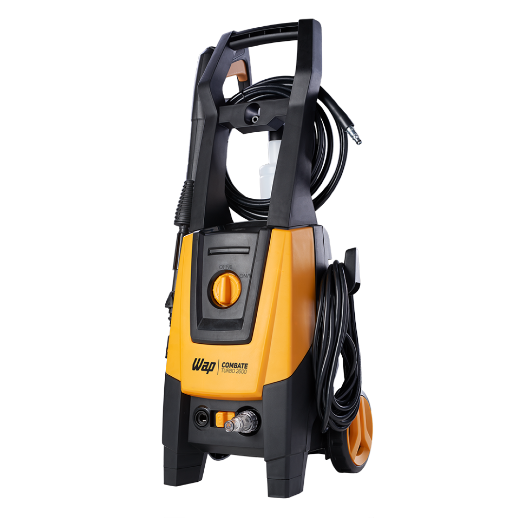 Lavadora de Alta Pressão WAP Combate Turbo 2600 1700W Filtro de Água e Aplicador de Detergente 220V - Guimepa