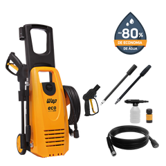 Lavadora de Alta Pressão WAP Eco Wash 2350 1650W com Aplicador de Detergente 127V