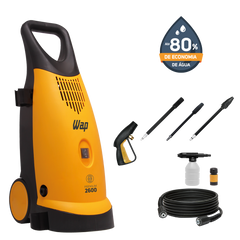 Lavadora de Alta Pressão WAP Premium 2600 Aplicador de Detergente, Cabo 5 Metros 127V