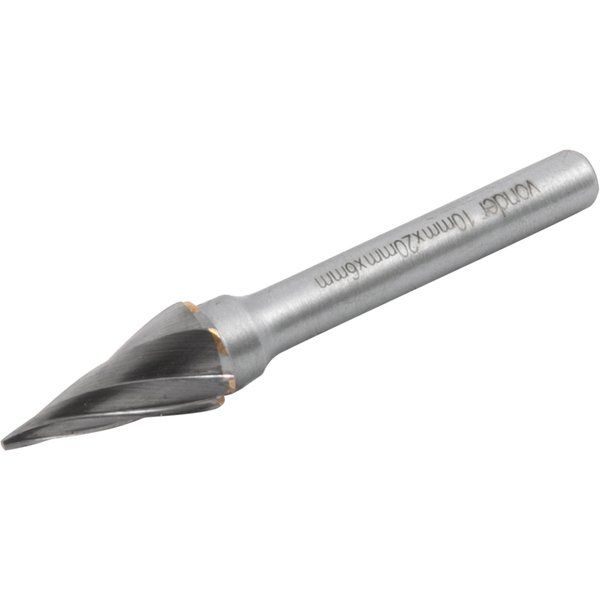 Lima Rotativa Cônica p/ Alumínio 10x20mm c/ Haste 6mm Vonder
