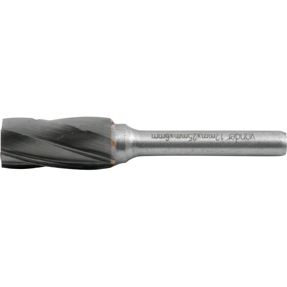 Lima Rotativa Cilíndrica p/ Alumínio 12x25 c/ Haste 6 Vonder