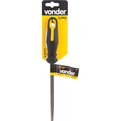 Lima triangular slim taper 4.1/2" com cabo plástico Vonder