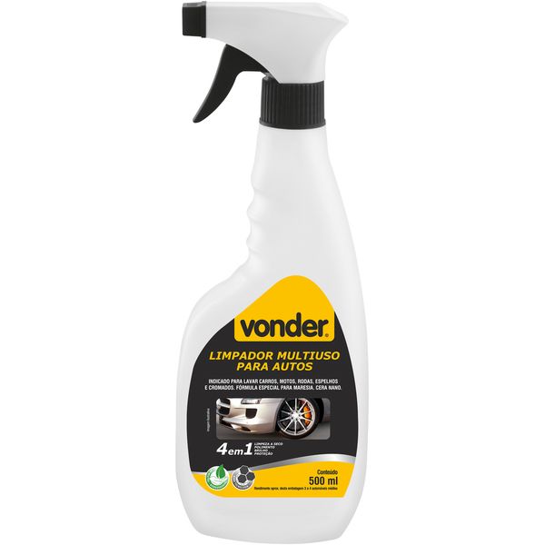 Limpador multiuso 4x1 (autos) pulverizador 500ml - Vonder