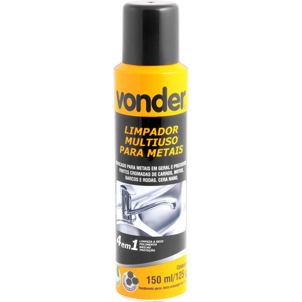 Limpador multiuso 4x1 (metais) spray 150ml - Vonder