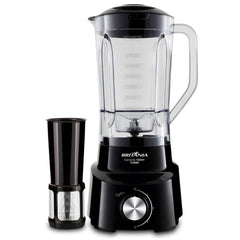 Liquidificador Diamante 800 1050W Britânia 2,6L Preto Com 4 Lâminas e Filtro Separador 127V