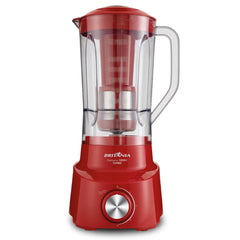 Liquidificador Diamante 800 1050W Britânia 2,6L Vermelho Com 4 Lâminas e Filtro Separador 127V