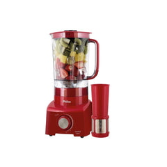 Liquidificador PH900 1200W Philco Vermelho 3L Com 6 Lâminas 12 Velocidades 127V