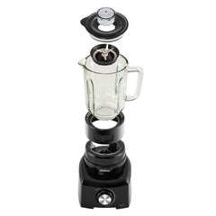 Liquidificador PLQ1350 Turbo Glass 1200W Philco Preto 2,65L Com 6 Lâminas 12 Velocidades 127V