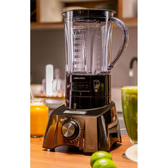 Liquidificador PLQ1430P 1400W Limpa Fácil Philco Inox 3L Lâminas Removíveis 127V