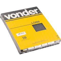 Lixa folha d'agua g150 225x275mm vdt-23 c/ 50 peças Vonder