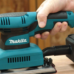 Lixadeira Orbital 190W Ideal para Madeira Metal Com Lixa Saco Coletor de Pó BO3710 110V Makita