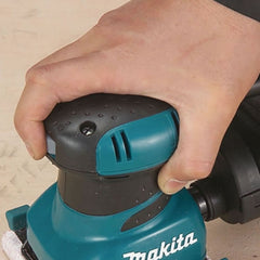 Lixadeira Orbital 200W Industrial Profissional com 3 Folhas de Lixa Saco Coletor BO4556 220V Makita