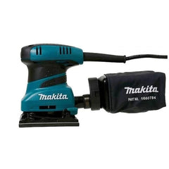 Lixadeira Orbital 180W Ideal para Madeira Metal Conjunto Lixas Saco Coletor de Pó BO4557 110V Makita
