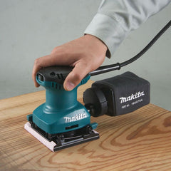 Lixadeira Orbital 180W Ideal para Madeira Metal Conjunto Lixas Saco Coletor de Pó BO4557 220V Makita