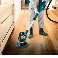 Lixadeira de Parede e Teto 225Mm Com AWS 2 Baterias Carregador Lixa Chave DSL801RTE Makita