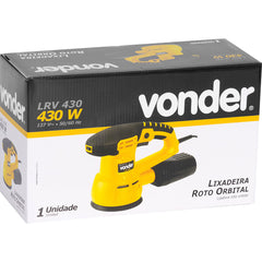 Lixadeira roto orbital 5" 430 wats 127 volts lrv430 Vonder