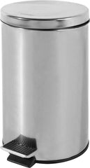 Lixeira Redonda 12L Inox Vonder