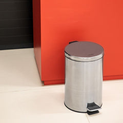 Lixeira Redonda 12L Inox Vonder