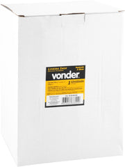 Lixeira Redonda 5 Litros Inox Cinza Vonder