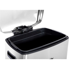 Lixeira Retangular 50 Litros Inox Tampa Pedal Vonder
