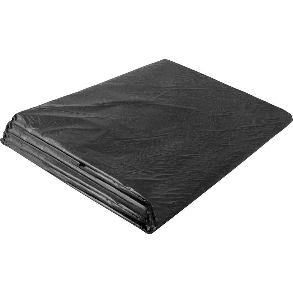 Lona Plástica Cortada Preta 4 M X 10 M Fina Vonder