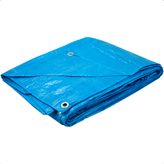 Lona 100 Micras Polietileno Azul 12 x 10 Metros Leve Vonder
