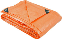 Lona polietileno 7x6m laranja 150 micras média Vonder
