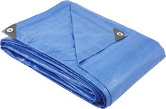 Lona polietileno 8x6m azul 150 micras média Vonder