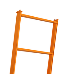 Longarina Mini Porta Paletes 500kg 60x180cm Laranja Presto