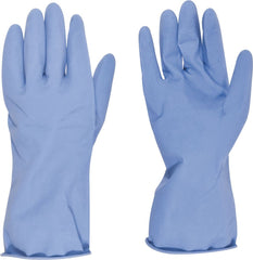 Luva látex g azul com forro ca13336 - Nove54