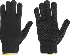 Luva Malha Algodão/poliéster Preta Pigmentada 4 Fios Vonder