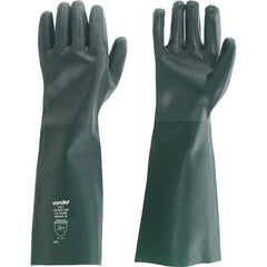 Luva Pvc 35cm Verde Com Forro Áspera Tamanho 10 Ca34046 - Vo